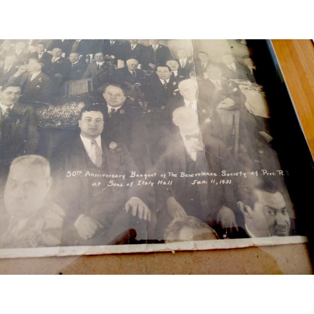 1931 Sons Of Italy 50th Anniversary Photo Providence RI Benevolenza Society - Picture 4 of 4